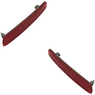 RAREELECTRICAL - Reflector Assembly Right Left Pair Compatible With 2020-2025 Toyota Corolla Xse Apex Se Nightshade - Image 3