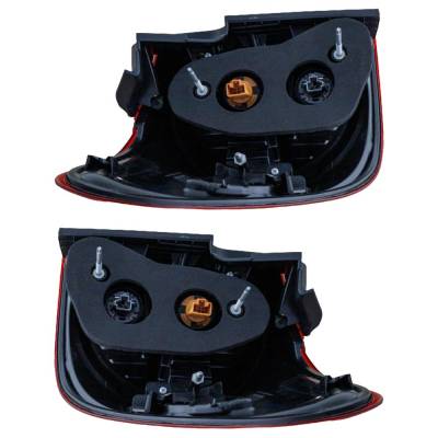 Rareelectrical - Halogen Tail Light Assembly Right Left Pair Outer Compatible With 2018-2022 Toyota Sequoia Limited - Image 2