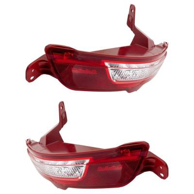 Rareelectrical - Led Side Marker Light Assembly Right Left Pair Compatible With 2015-2019 Lincoln Mkc Reserve Black - Image 2
