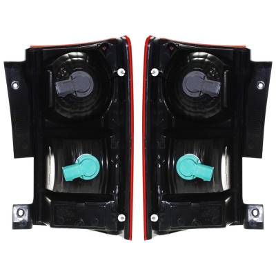 Rareelectrical - Halogen Tail Light Assembly Right Left Pair Compatible With 2008-2010 Chrysler Town & Country - Image 4