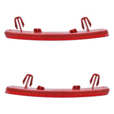 RAREELECTRICAL - Reflector Light Assembly Right Left Pair Compatible With 2014-2024 Ford Transit-150 Ptv Transit-250 - Image 3