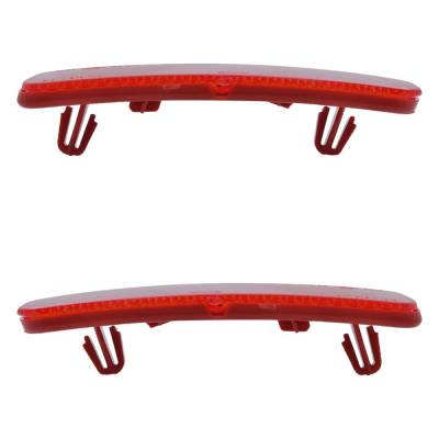 RAREELECTRICAL - Reflector Light Assembly Right Left Pair Compatible With 2014-2024 Ford Transit-150 Ptv Transit-250 - Image 4