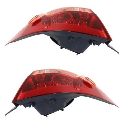 Rareelectrical - Halogen Tail Light Assembly Right Left Pair Outer Compatible With 2017-2019 Toyota Corolla Le 1.8L - Image 6