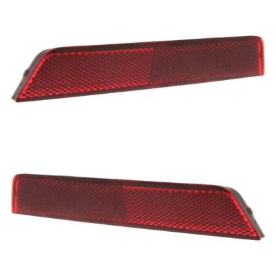 RAREELECTRICAL - Reflector Light Assembly Right Left Pair Compatible With 2010-2017 Chevrolet Equinox Ltz L 25809862 - Image 2