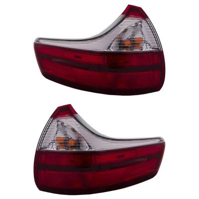 Halogen Tail Light Assembly Right Left Pair Outer Compatible With 2020-2020 Toyota Sienna Le 3.5L V6