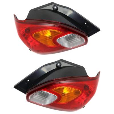 Rareelectrical - Halogen Tail Light Assembly Right Left Pair Compatible With 2014-2015 Mitsubishi Mirage Rf 1.2L - Image 4