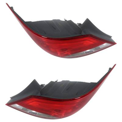Rareelectrical - Halogen Tail Light Assembly Right Left Pair Compatible With 2015-2017 Hyundai Accent Value Edition - Image 4