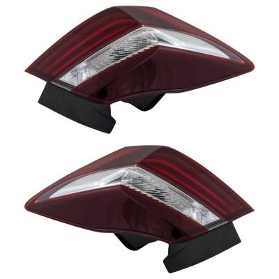 Rareelectrical - Halogen Tail Light Assembly Right And Left Pair Compatible With 2016-2017 Honda Accord Ex-L 2.4L - Image 6