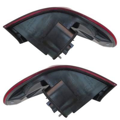Rareelectrical - New Outer Pair Of Tail Lights Compatible With Bmw X5 Xdrive35i 3.0L 2011 2012 2013 By Number - Image 2