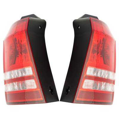 Rareelectrical - New Outer Pair Of Tail Lights Compatible With Dodge Journey Base Sport Utility 4 Door 2.4L 2010 2011 - Image 3