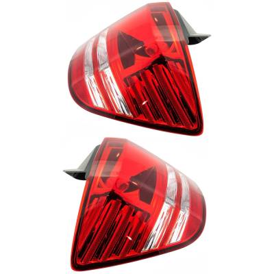 Rareelectrical - New Outer Pair Of Tail Lights Compatible With Dodge Journey Base Sport Utility 4 Door 2.4L 2010 2011 - Image 4