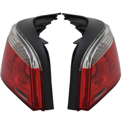 Rareelectrical - New Pair Of Tail Lights Compatible With Bmw 550I Active Dynamic 4.8 2008 2009 2010 By Number - Image 5
