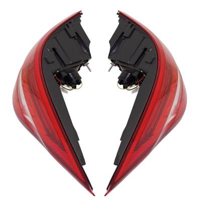 Rareelectrical - New Outer Pair Of Tail Lights Compatible With Mercedes-Benz Ml350 Base 4.7L 2012 2013 2014 2015 By - Image 4