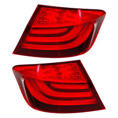 Rareelectrical - New Outer Pair Of Tail Lights Compatible With Bmw 528I 2.0L 3.0L 528I Xdrive 2.0L Base 2011 2012 - Image 1