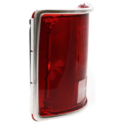 Rareelectrical - New Left Driver Side Tail Light Lens Compatible With Gmc C25 Sierra Classic/Sierra Grande 1975-1978 - Image 3