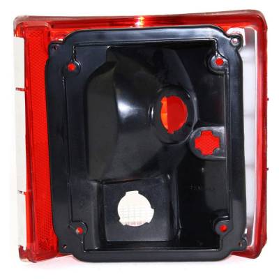 Rareelectrical - New Tail Light Lens Left Driver Side Compatible With 1975-1980 Chevrolet K20 Custom Deluxe 4.1L 4.8L - Image 2