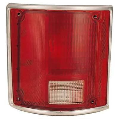 Rareelectrical - New Left Side Halogen Tail Light Lens Compatible With Chevrolet C30 Bonanza 1973-1978 Pickup Truck - Image 1