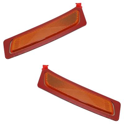 Rareelectrical - New Front Left And Front Right Bumper Reflector Compatible With Bmw 535I Base 6 Cyl 3.0L 528I Base 4 - Image 3