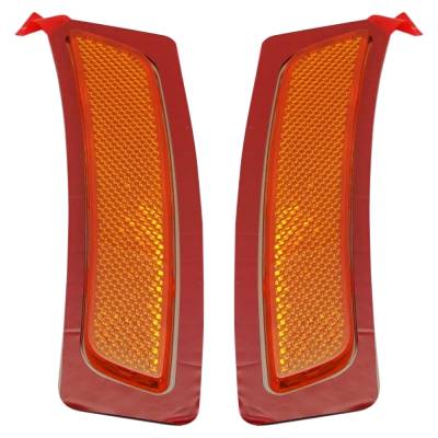 Rareelectrical - New Front Left And Front Right Bumper Reflector Compatible With Bmw 535I Base 6 Cyl 3.0L 528I Base 4 - Image 4