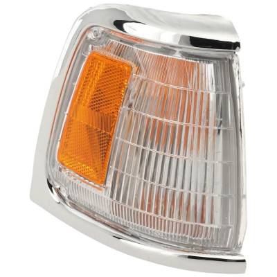 Rareelectrical - Chrome Bezel Right Corner Light Compatible With 1989-1991 Toyota Pickup Sr5 2.4L (89-90) Sr5 3.0L - Image 2