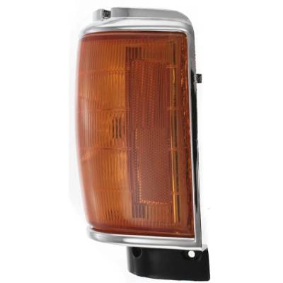 Rareelectrical - Left Corner Light Chrome Trim Compatible With 1984-1986 Toyota Pickup Sr5 Turbo 2.4L (85-86) 4Runner - Image 2