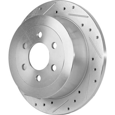 Rareelectrical - New Solid Brake Disc Compatible With Dodge Dakota Sport Plus 6 Cyl 3.7L Dakota Base 8 Cyl 4.7L R/T 8 - Image 4