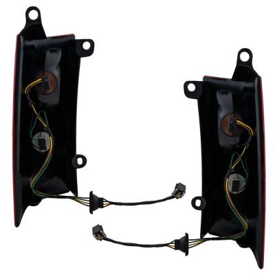 Rareelectrical - New Pair Tail Lights Compatible With Gmc Savana 1500 Base Standard Cargo Van 4 Door 4.3 2006 2007 - Image 4