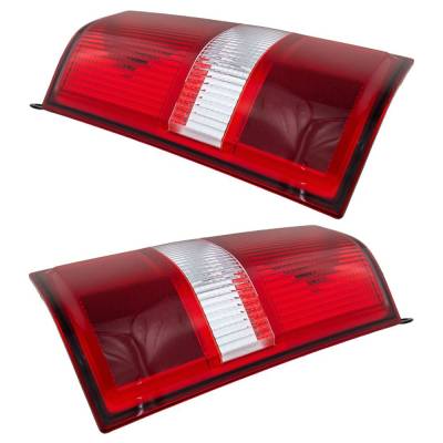 Rareelectrical - New Pair Tail Lights Compatible With Gmc Savana 1500 Base Standard Cargo Van 4 Door 4.3 2006 2007 - Image 7