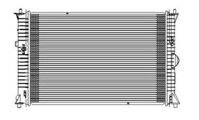 New Radiator Assembly Compatible With Lincoln 07-10 Mkz 3.5L V6 3490Cc 3496Cc 213 Cid Fo3010293 3534