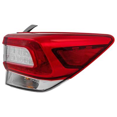 Halogen Tail Light Assembly Right Passenger Side Outer Compatible With 2017-2019 Subaru Impreza