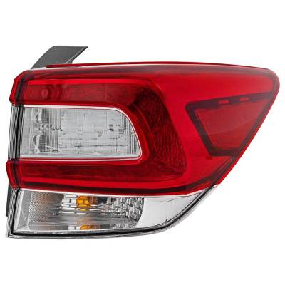 Rareelectrical - Halogen Tail Light Assembly Right Passenger Side Outer Compatible With 2017-2019 Subaru Impreza - Image 2