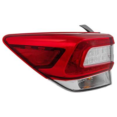 Halogen Tail Light Assembly Left Driver Side Outer Compatible With 2017-2019 Subaru Impreza Limited