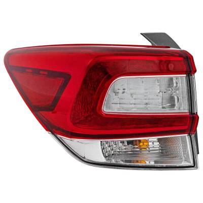 Rareelectrical - Halogen Tail Light Assembly Left Driver Side Outer Compatible With 2017-2019 Subaru Impreza Limited - Image 2