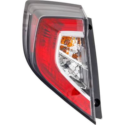 Rareelectrical - Led Tail Light Assembly Left Driver Side Outer Compatible With 2017-2021 Honda Civic Sport 1.5L - Image 3