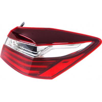 Rareelectrical - Halogen Tail Light Assembly Passenger Side Compatible With 2016-2017 Honda Accord Ex-L 2.4L Sport - Image 2
