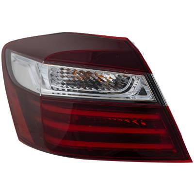 Halogen Tail Light Assembly Driver Side Compatible With 2016-2017 Honda Accord Ex-L 2.4L Sport 2.4L