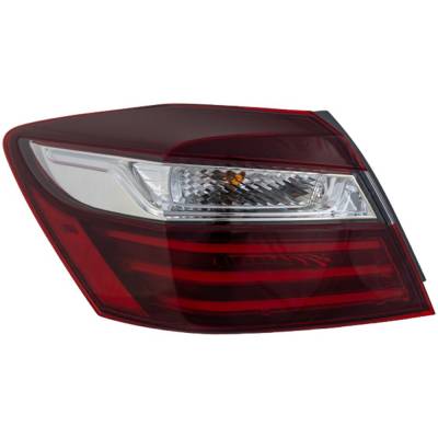 Rareelectrical - Halogen Tail Light Assembly Driver Side Compatible With 2016-2017 Honda Accord Ex-L 2.4L Sport 2.4L - Image 2