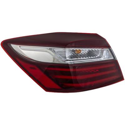 Rareelectrical - Halogen Tail Light Assembly Driver Side Compatible With 2016-2017 Honda Accord Ex-L 2.4L Sport 2.4L - Image 3