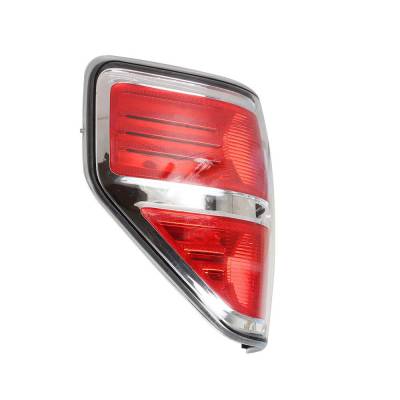 Halogen Tail Light Assembly Driver Side Compatible With 2009-2014 Ford F-150 Stx Lariat Limited
