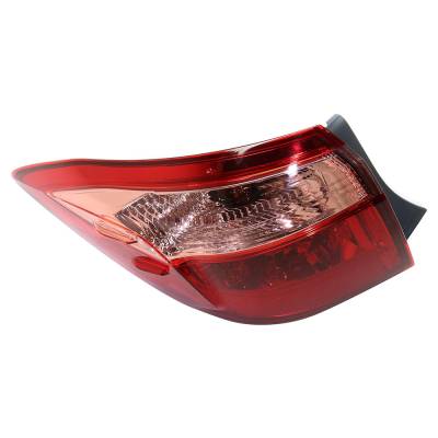 Rareelectrical - Halogen Tail Light Assembly Driver Side Outer Compatible With 2017-2019 Toyota Corolla Le 1.8L I4 - Image 4