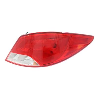 Halogen Tail Light Assembly Passenger Side Compatible With 2015-2017 Hyundai Accent Value Edition