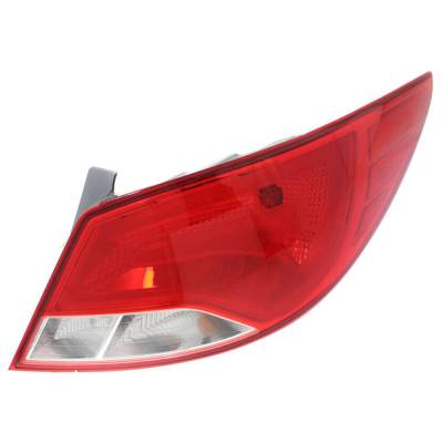 Rareelectrical - Halogen Tail Light Assembly Passenger Side Compatible With 2015-2017 Hyundai Accent Value Edition - Image 2