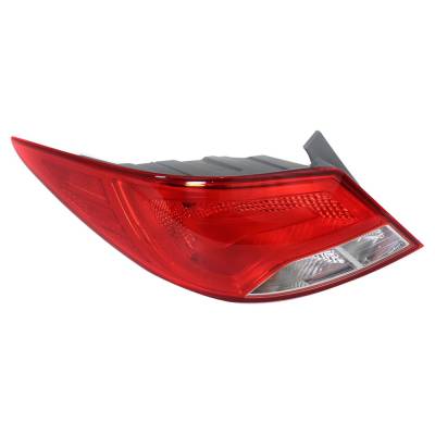Halogen Tail Light Assembly Driver Side Compatible With 2015-2017 Hyundai Accent Value Edition 1.6L