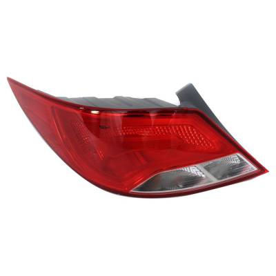 Rareelectrical - Halogen Tail Light Assembly Driver Side Compatible With 2015-2017 Hyundai Accent Value Edition 1.6L - Image 3
