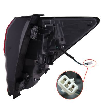 Rareelectrical - Passenger Side Tail Light Assembly Led Compatible With 2019-2022 Honda Hr-V Touring 1.8L Hr-V Lx - Image 2
