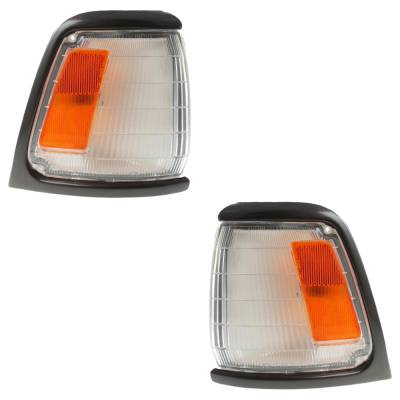 Rareelectrical - Pair Of Corner Lights Compatible With 1989-1991 Toyota Pickup Dlx 3.0L (89-91) Sr5 3.0L (89-91) Sr5 - Image 1