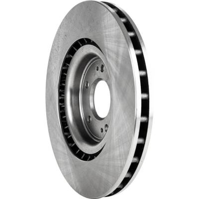 Rareelectrical - New Solid Brake Disc Compatible With Mitsubishi Lancer Evolution Se 4 Cyl 2.0L Lancer Evolution Gsr - Image 6