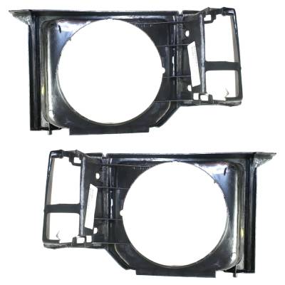 Rareelectrical - Pair Headlight Doors Compatible With 1985-1991 Dodge Raider Base 2.6L (87-89) Base 3.0L (89) - Image 4