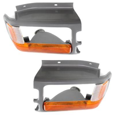 Rareelectrical - New Pair Of Parking Light Compatible With Dodge Dakota Sport 6 Cyl 3.9L Dakota S 4 Cyl 2.5L - Image 6