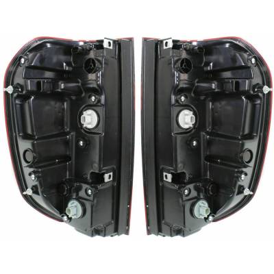 Rareelectrical - New Pair Tail Lights Compatible With Honda Ridgeline Rtl Rtl-E Crew Cab Pickup 3.5L 2017 2018 2019 - Image 3